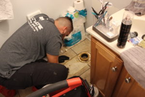 Toilet repair at Ultimate Plumbing