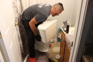 Toilet replacement at Ultimate Plumbing