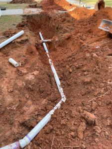 Ultimate Plumbing Replacement of sewage line